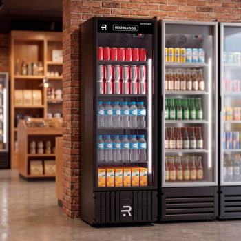 Visa Cooler Resfriados Refrimate 570 Litros 220V Porta de Vidro Com LED VCM570PV