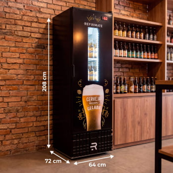 Visa Cooler Cerveja Refrimate 570 Litros 220V Porta Com Visor VCCE570PJ