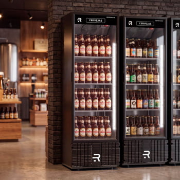 Visa Cooler Cerveja Refrimate 570 Litros 220V Porta de Vidro Energizado VCCE570PVDE