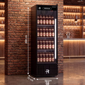 Visa Cooler Cerveja Refrimate 570 Litros 220V Porta de Vidro VCCE570PVS