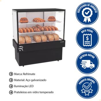 Confeitaria Vanguard Plus Seca Refrimate 110 cm 220V CVPS 1100