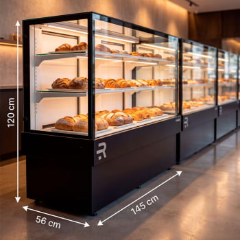 Confeitaria Vanguard Plus Seca Refrimate 145 cm 220V CVPS 1450
