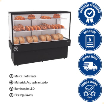 Confeitaria Vanguard Plus Seca Refrimate 145 cm 220V CVPS 1450