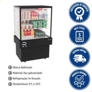 Confeitaria Vanguard Plus Refrigerada Refrimate Ar Forçado 75 cm 220V CVPRAF 750