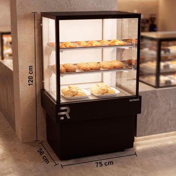 Confeitaria Vanguard Plus Quente Refrimate 75 cm 220V CVPQ 750