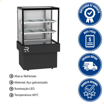 Confeitaria Vanguard Plus Quente Refrimate 75 cm 220V CVPQ 750