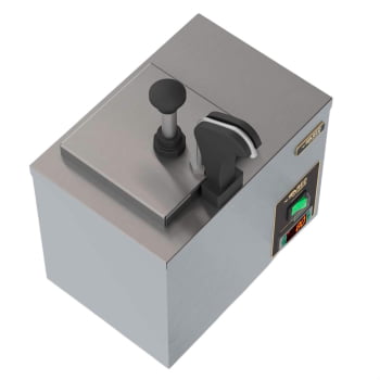 Dispenser de Molhos e Queijo Red Chameleon Em Inox 2,5 Litros 220V DISPQ