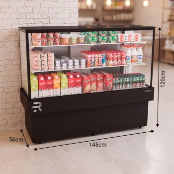 Confeitaria Vanguard Plus Refrigerada Refrimate Ar Forçado 145 cm 220V CVPRAF 1450