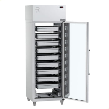 Pass Through Aquecido Em Inox Refrimate 18 Cubas PTA600 220V