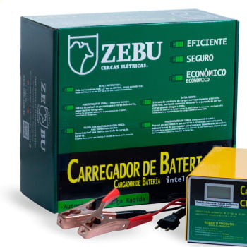 Carregador De Bateria Zebu CB30i Inteligente 600W Com LED Indicador De Carga 35688