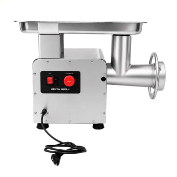 Moedor de Carne Elétrico Delta Grill Boca 22 Total Inox Bivolt 1,25 CV