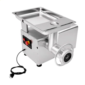 Moedor de Carne Elétrico Delta Grill Boca 22 Total Inox Bivolt 1,25 CV