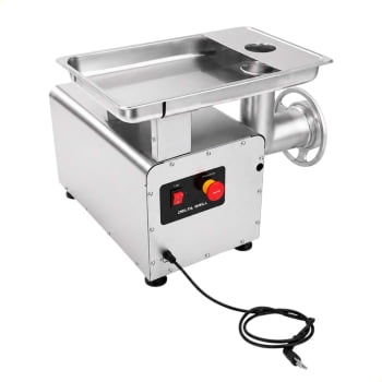 Moedor de Carne Elétrico Delta Grill Boca 22 Total Inox Bivolt 1,25 CV