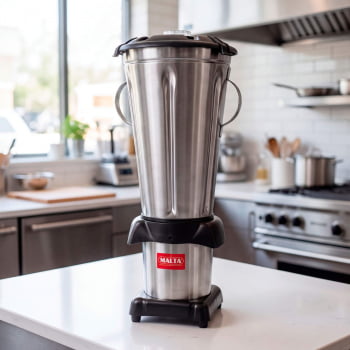 Liquidificador de Bixa Rotação Malta Em Aço Inox 10 Litros 220V Linha Leve