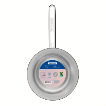 Frigideira Tramontina Allegra em Aço Inox com Fundo Triplo 20 cm 1,30 L 62666201