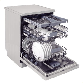 Lava-Louças Tramontina Inox 15 Serviços S15X 60 com 8 Programas e 6 Funções 220 V 94895220