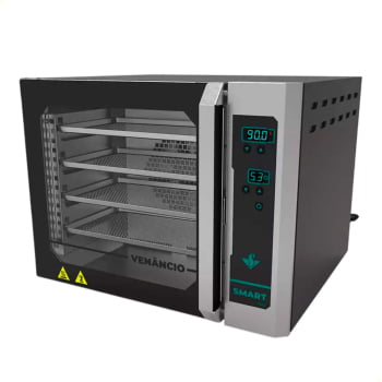 Forno Industrial Elétrico Venâncio Convector Smart Pro Aço Inox 4 Esteiras FCSP4E 220V 25637