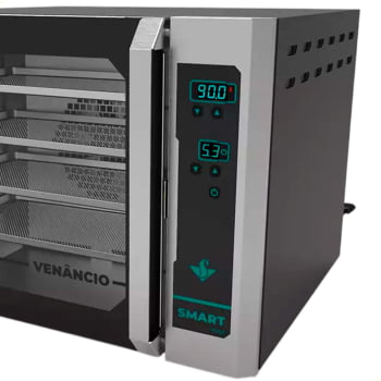 Forno Industrial Elétrico Venâncio Convector Smart Pro Aço Inox 4 Esteiras FCSP4E 220V 25637