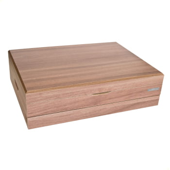 Faqueiro Tramontina Classic em Aço Inox com Faca de Mesa Forjada e Estojo de Madeira 130 Pç 66928223