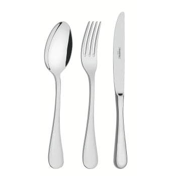 Faqueiro Tramontina Classic em Aço Inox com Facas de Mesa Forjadas sem Estojo 130 Peças 66928423 Faqueiro Tramontina Classic em Aço Inox com Facas de Mesa Forjadas sem Estojo 130 Peças 66928423