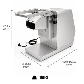 Ralador em Inox Delta Grill 20 kg/h Motor 1/3 CV Bivolt 1070