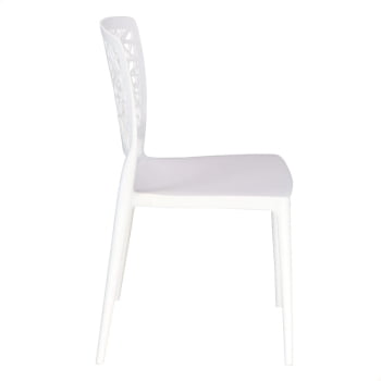 Cadeira Tramontina Joana em Polipropileno e Fibra de Vidro Branco 92058010