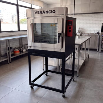 Forno Industrial Turbo Twister Elétrico Venâncio Com 5 Esteiras 220V Monofásico FVT5E 