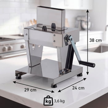 Amaciador de Carne Manual Malta com Corpo em Aço Inox 3105736