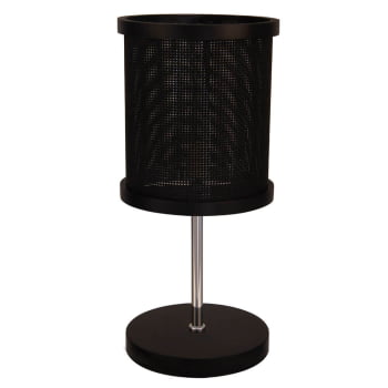 Abajur Oxford Mini Preto G9 Led 1 Lâmpada 132PT