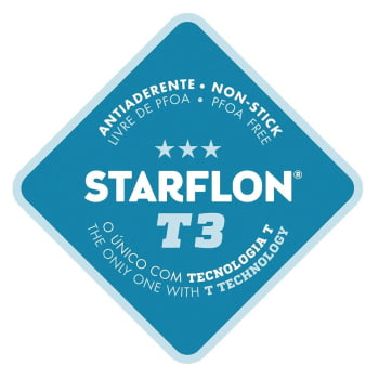 Jogo de Panelas Tramontina Mônaco em Alumínio com Revestimento Interno Antiaderente Starflon T3 2089