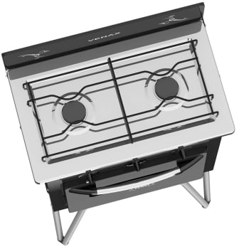 Fogão a Gás Venax Gemini 2 Queimadores Vetro Preto Fosco Gás GLP 7509
