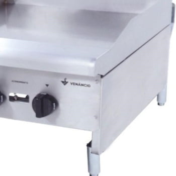 Chapa Venâncio Americana Em Aço Inox A Gás 18mm CG45
