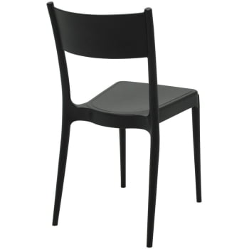 Conjunto 4 Cadeiras Diana Tramontina Preta em Polipropileno 92030409