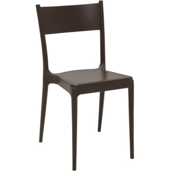 Cadeira Tramontina Diana Marrom ECO em Polipropileno Reciclado 92030419