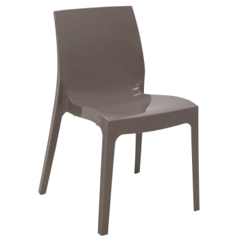 Conjunto 4 Cadeiras Plástica Tramontina Monobloco Alice Camurça 92037210