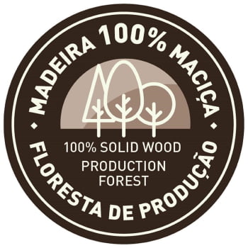 Estante Tramontina Modulare em Madeira Pinus 5 Prateleiras 91620018
