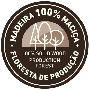 Estante Tramontina Modulare em Madeira Pinus 3  Prateleiras 91621003