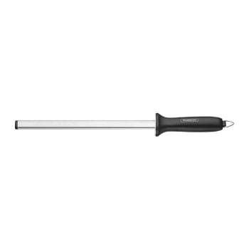 Kit Pedra Afiar Faca E Chaira Diamantada em Inox 10" Tramontina Profissional