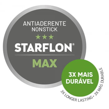 Jogo Banho Maria Tramontina Paris 20cm 4,2L Alumínio com Antiaderente Starflon Max Vermelho 20539720