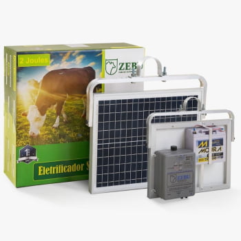 Kit Cerca Elétrica Solar Zebu ZS50I BI Bateria Integrada 33766