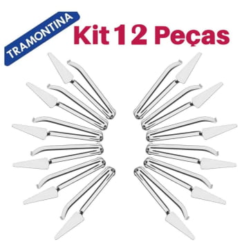 Kit 12 Pegadores para Pizza Tramontina Utility em Aço Inox 63800862