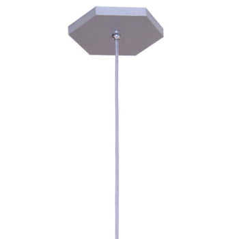 Pendente Muller Diamond Prata 1 Lâmpada 3201PR