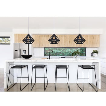 Pendente Muller Diamond Prata 1 Lâmpada 3201PR
