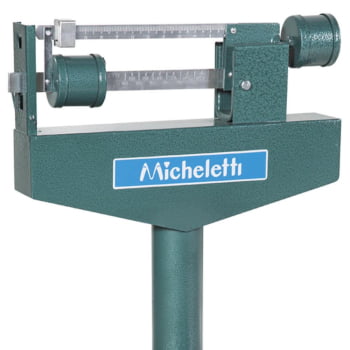 Balança Mecânica Micheletti Manual MIC 1/C 150Kg/100g Braço Plataforma 30x40cm Aço Carbono