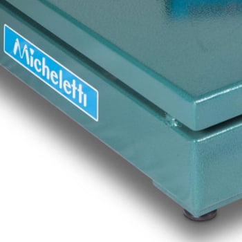 Balança Híbrida Micheletti MIC1000H MIC3-LED RS232 1000kg/500g 1x1m Plataforma Aço Carb Sem Coluna
