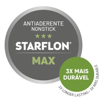 Jogo de Panelas Tramontina Turim em Alumínio Vermelho Antiaderente Starflon Max 7 Peças 20297761
