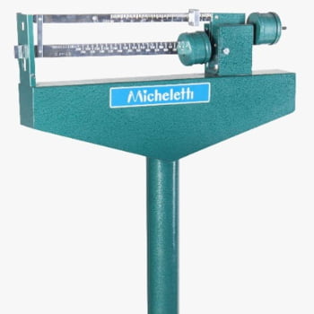 Balança Mecânica Micheletti Manual Móvel MIC2/B 300kg/100g Braço Plataforma 41x57cm Aço Carbono