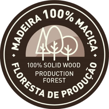 Painel Tramontina Modulare em Madeira Pinus com Acabamento Natural CC 1200x400x18 mm 91150124