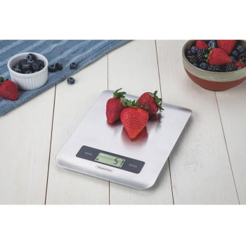 Balança Digital para Cozinha Tramontina Adatto 5kg Alta Precisão em Aço Inox 61101020