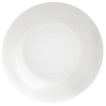 12 Pratos Fundo Tramontina Jacqueline em Porcelana Branca 21 cm 96600310
